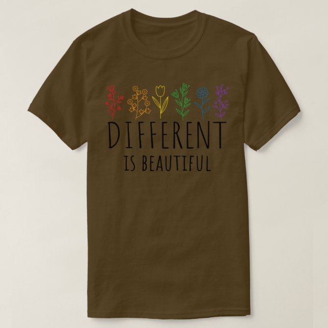 Difference is beautiful T-Shirt (Design Front)