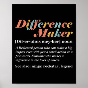 Difference Maker Definition  Poster