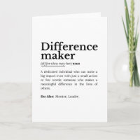 Difference Maker – Inspirational Quote
