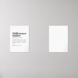 Difference Maker – Inspirational Quote Wall Art Sets