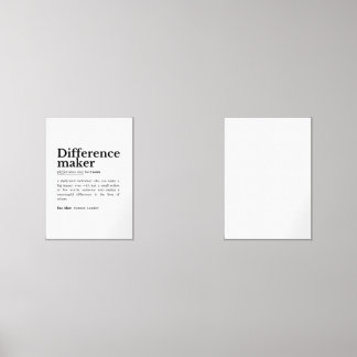Difference Maker – Inspirational Quote Wall Art Sets