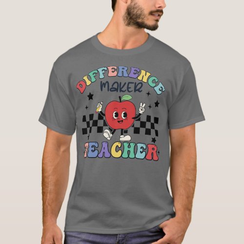 Difference Maker Teacher Funny T_Shirt