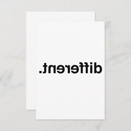 Different (Front/Back)