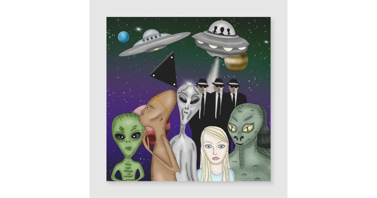 Different Alien Species, UFO, Planets Artwork | Zazzle