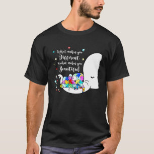 Different Beautiful Autism Awareness Puzzle Piece T-Shirt