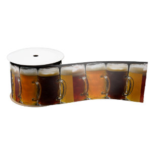 different beers satin ribbon