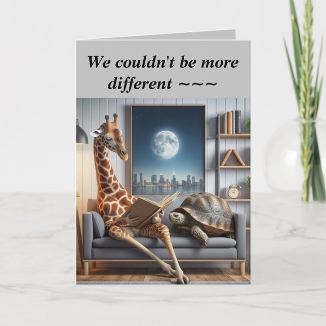 DIFFERENT, BUT ~ ANNIVERSARY CARD (Front)