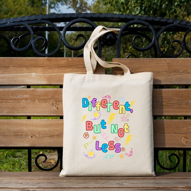 Different, But Not Less - ADHD Awareness Tote Bag (Creator Uploaded)