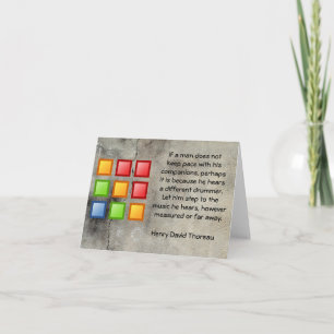 Different Drummer Card