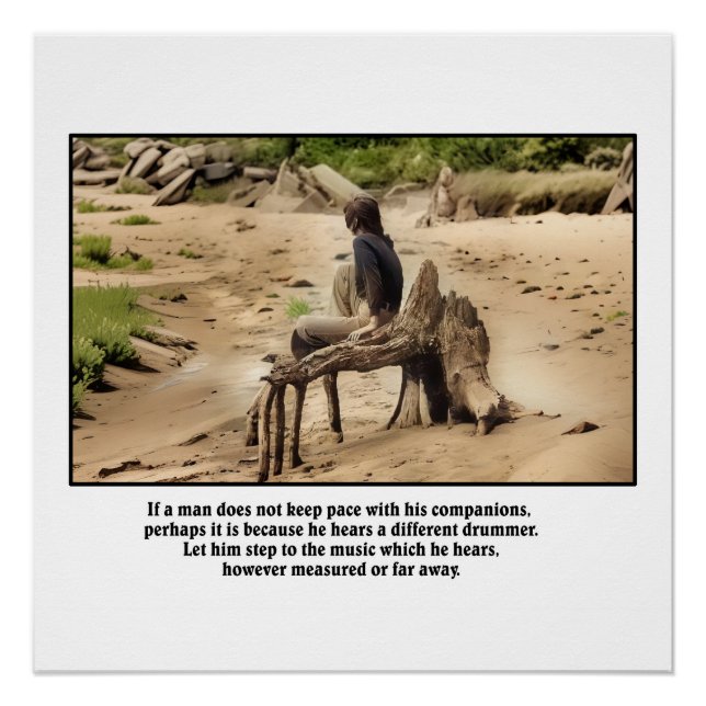 Different Drummer Photo Art Poster (Front)