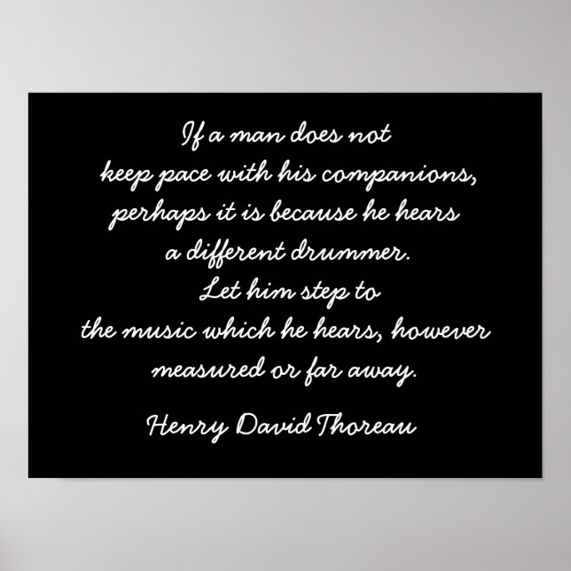 Different Drummer - poster art (Front)