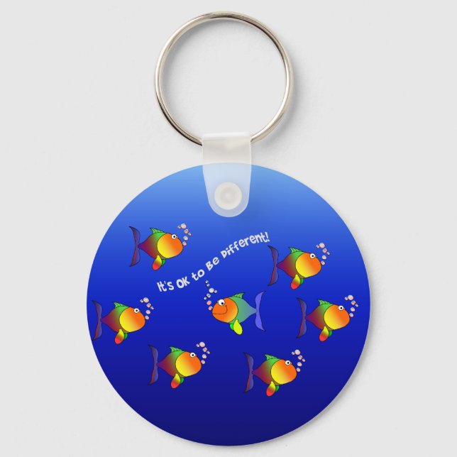 Different Fish keychain (Front)