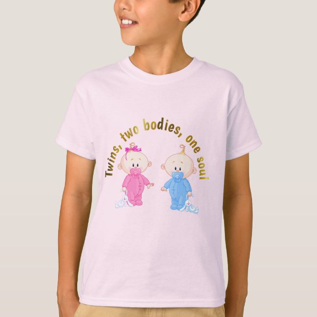 Different gender twins T-Shirt (Front)