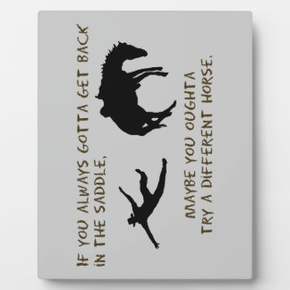Different Horse Plaque