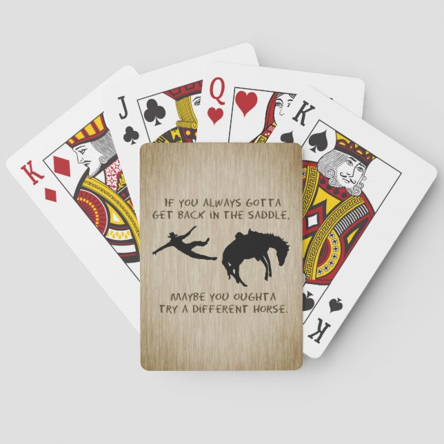 Different Horse Poker Cards (Back)