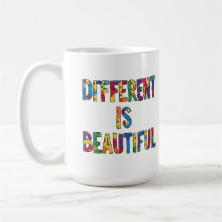 Different Is Beautiful - Autism Awareness Coffee Mug