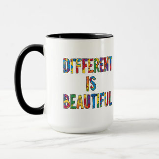 Different Is Beautiful - Autism Awareness Mug