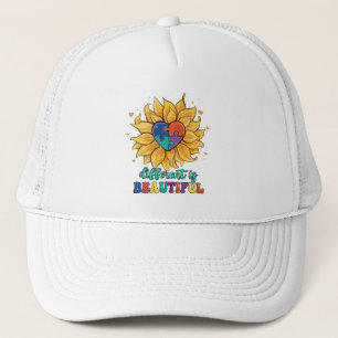 Different is Beautiful Autism Trucker Hat