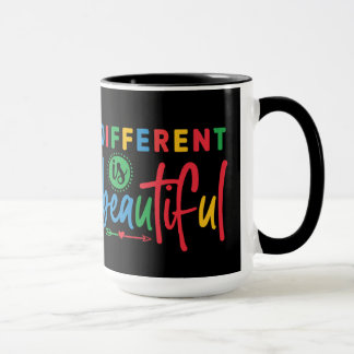 Different is beautiful mug