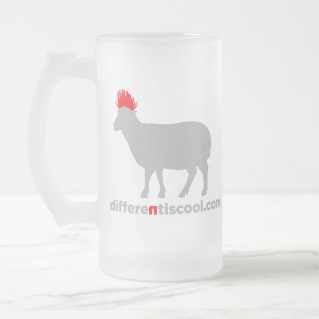 Different Is Cool Beer Mug (Left)