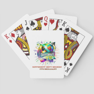 Different Isn't Broken, It's Brilliant – Neurodive Poker Cards