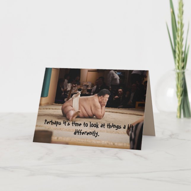 DIFFERENT LOOK? ENCOURAGEMENT CARD (Front)