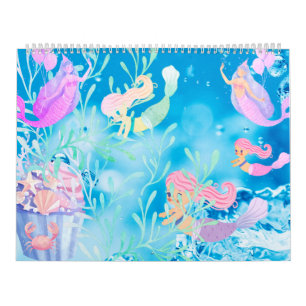 different mermaid Calendar