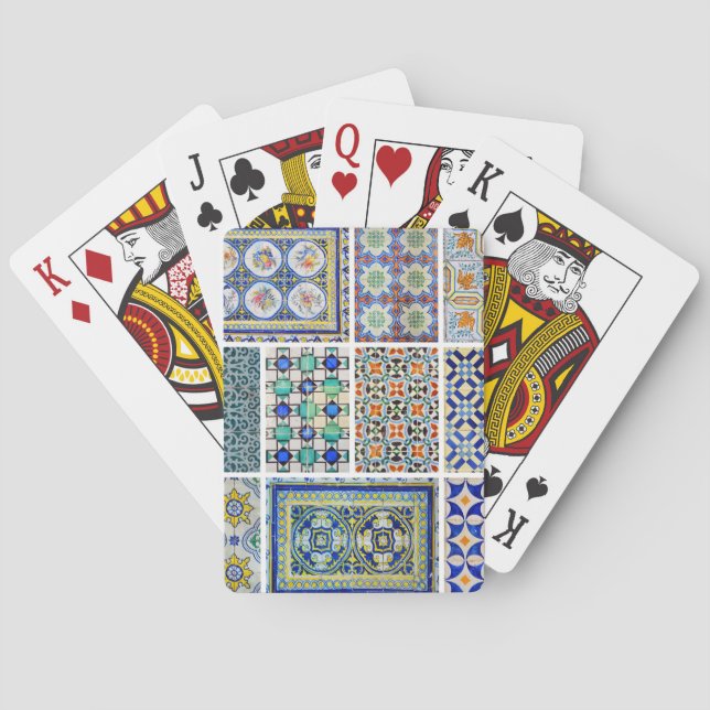 Different Mosaic Poker Cards (Back)