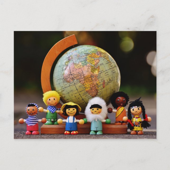 Different nationalities postcard (Front)