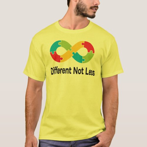 Different Not Less Autism Awareness T-Shirt