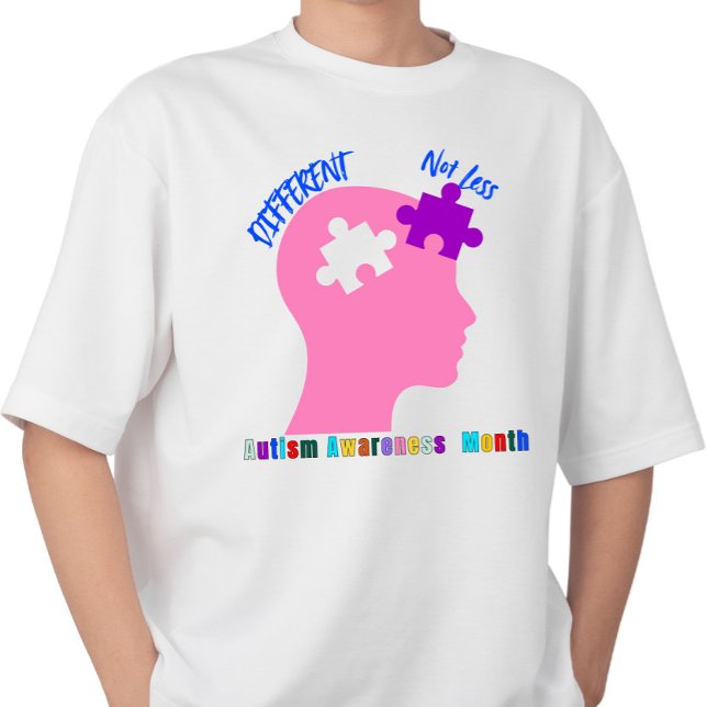 Different not Less - Autism Awareness  T-Shirt (Creator Uploaded)