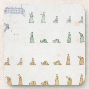 Different positions of the Body during Prayer from Drink Coaster