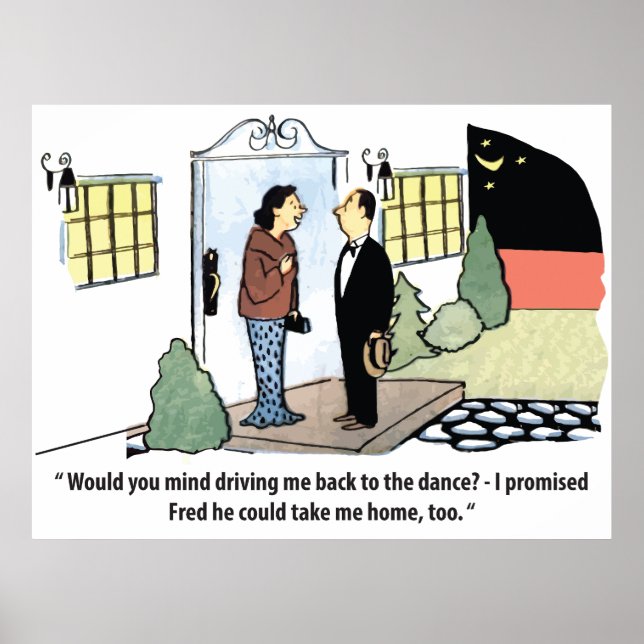 Different Priorities, Funny Situation on a Date Poster (Front)