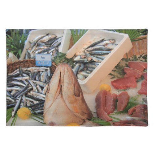 Different sorts of fish placemat