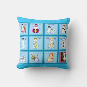 Different Strokes, Different Snow Folks pillow