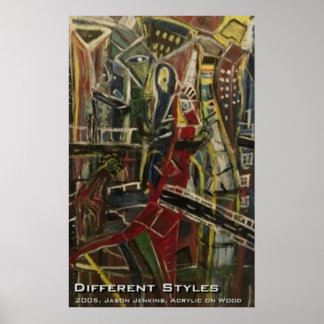 DIFFERENT STYLES POSTER