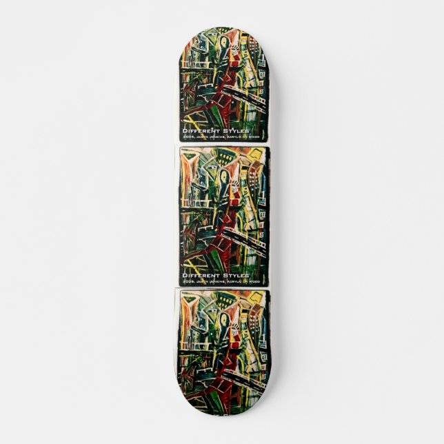 DIFFERENT STYLES SKATEBOARD DECK (Front)