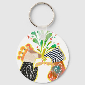 Different & Together Colorful Character Keychain