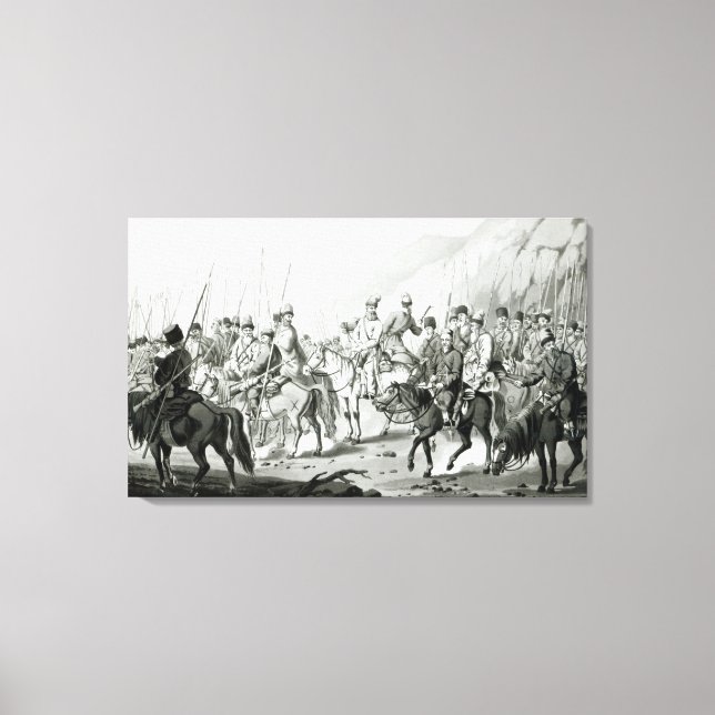 Different Tribes of Russian Cossacks Canvas Print (Front)