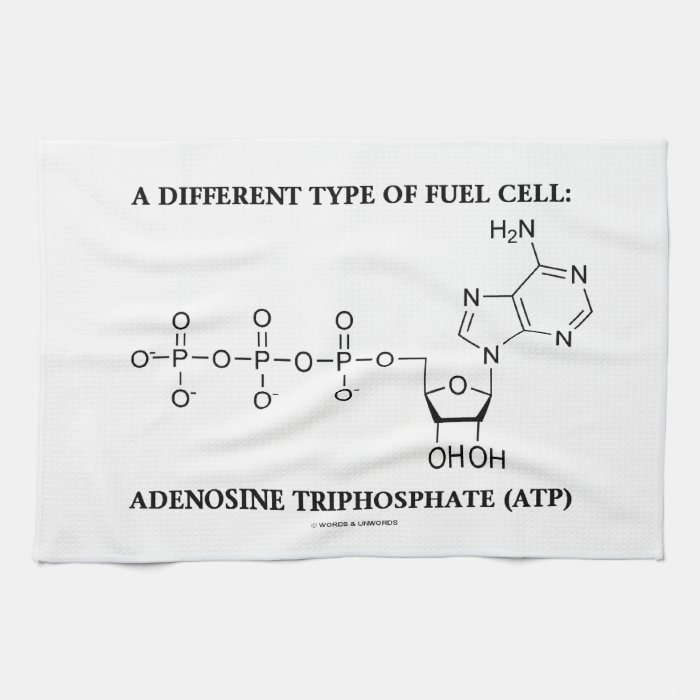 Different Type Of Fuel Cell Adenosine Triphosphate Kitchen Towels