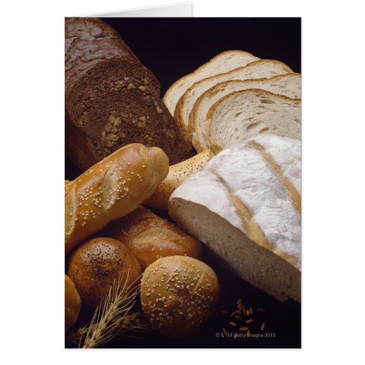 Different types of artisan bread cards (Front)