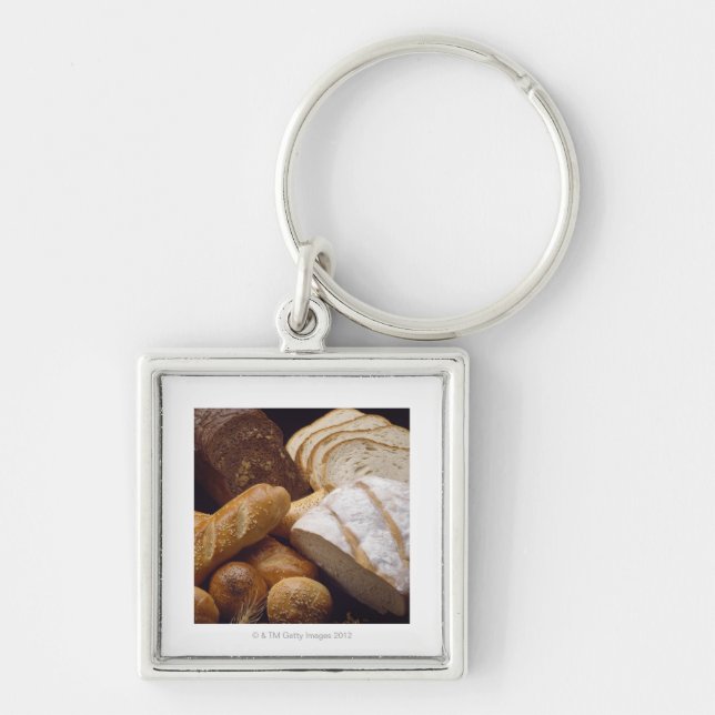 Different types of artisan bread keychain (Front)