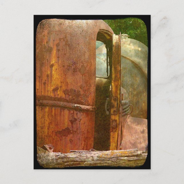 Different View of Old Truck 2 Postcard (Front)