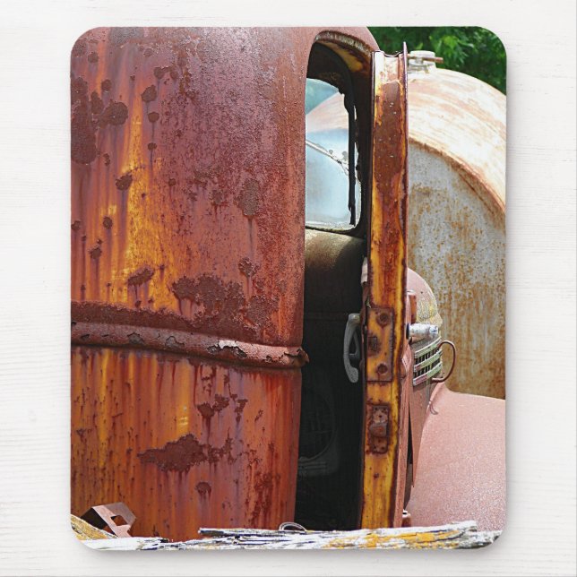 Different View of Old Truck Mouse Pad (Front)