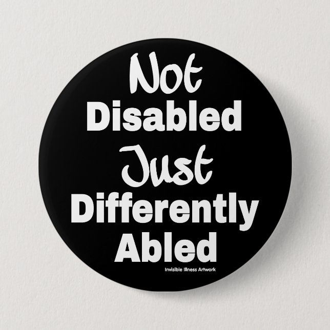 Differently Abled Button (Front)