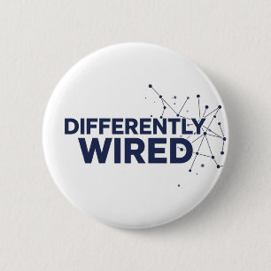 Differently Wired – Autism Awareness Month Blue Button