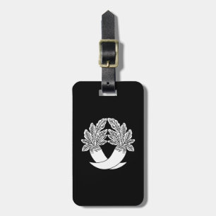 differing radish luggage tag
