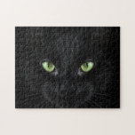 Difficult All Black Cat 252 Piece Jigsaw Puzzle at Zazzle