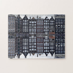 Difficult Amsterdam Houses Jigsaw Puzzles