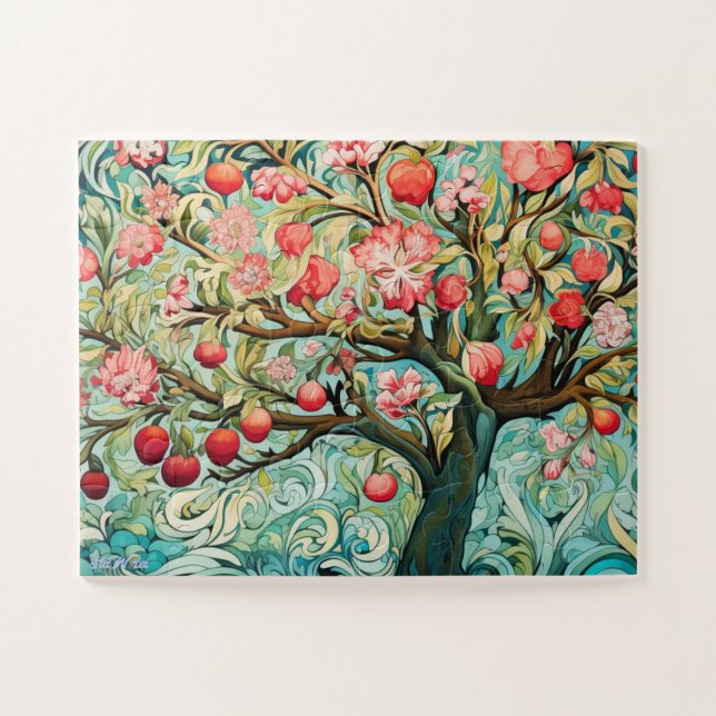 difficult apple tree colorful relax eyes puzzle (Horizontal)